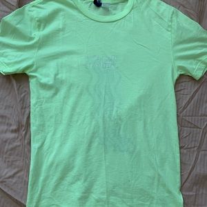 Neon yellow graphic T-shirt